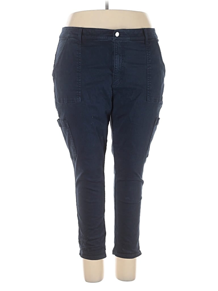 Pre-owned Banana Republic Cargo Pants In Blue