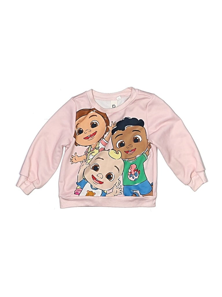 Pre-owned Cocomelon Kids' Sweatshirt In Pink