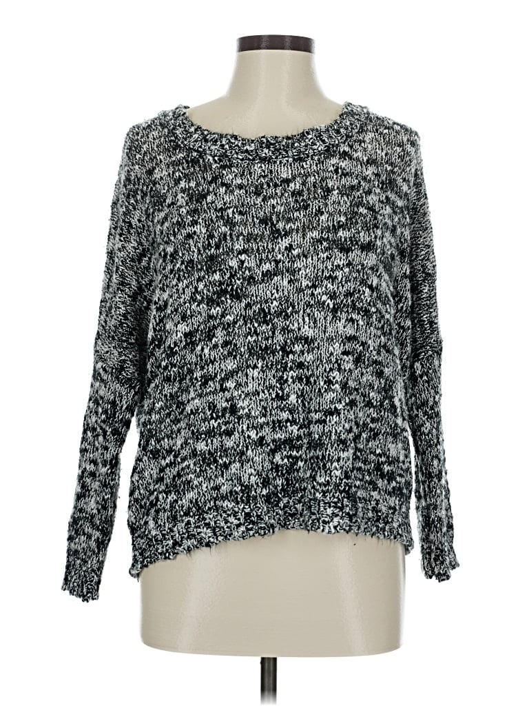 Pre-owned Elan Pullover Sweater In Gray