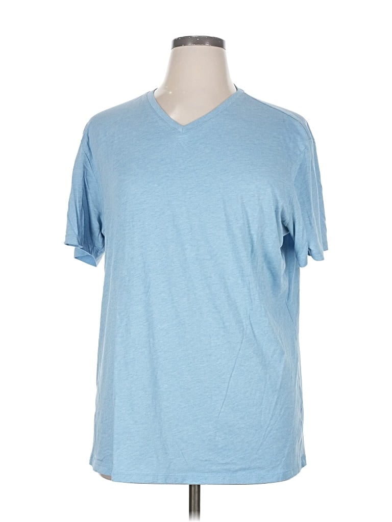 Pre-owned Banana Republic Short Sleeve T-shirt In Blue