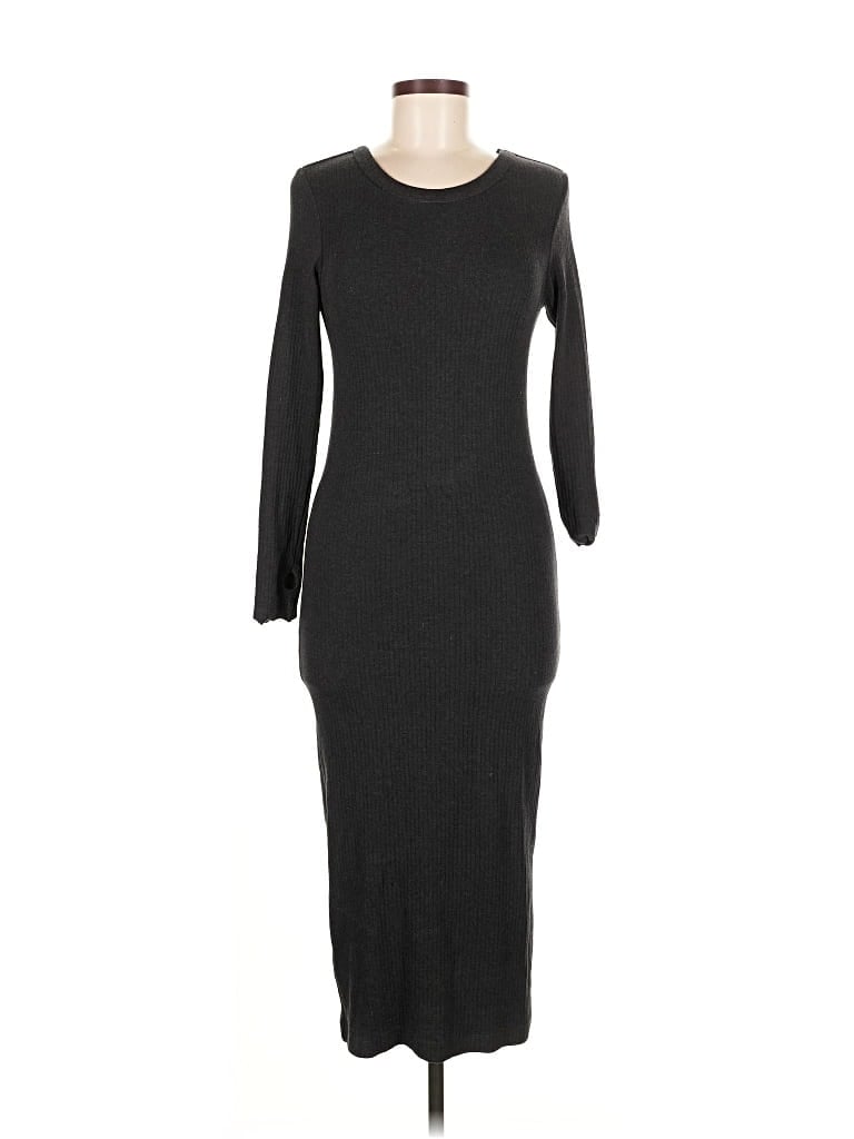 Pre-owned Enza Costa Casual Dress In Gray