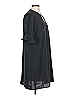 Unbranded 100% Polyester Solid Gray Casual Dress Size L - photo 4