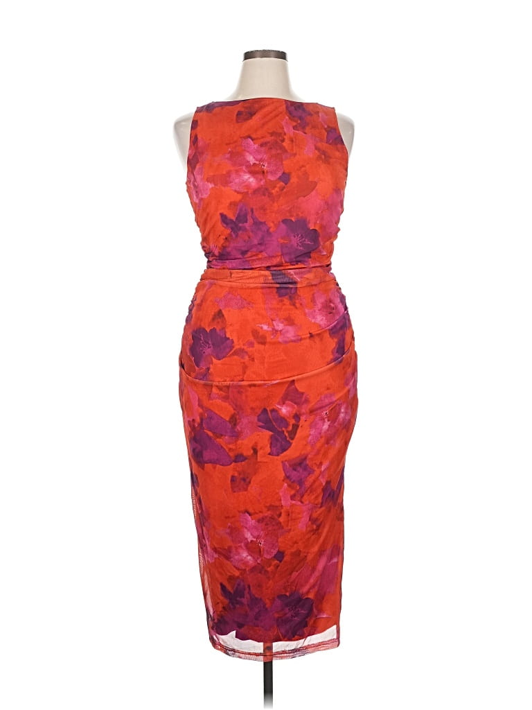 Pre-owned Fashion Cocktail Dress In Orange