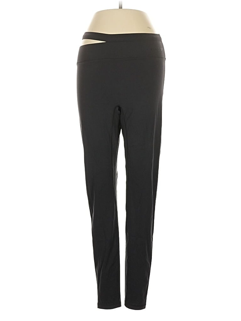 Pre-owned Bandier Active Pants In Black