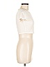 Lily Rose 100% Polyester Ivory Short Sleeve Turtleneck Size M - photo 4