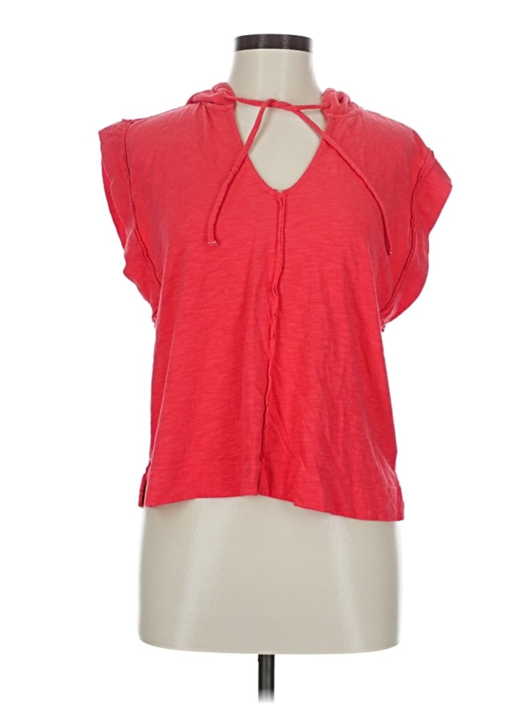 Pre-owned Evereve Sleeveless T-shirt In Red