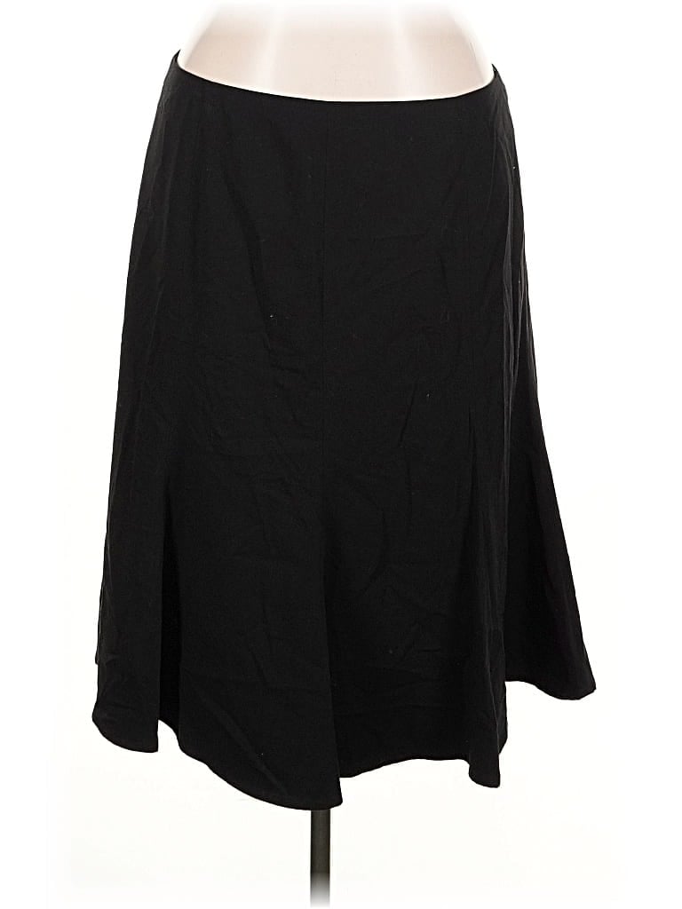 Pre-owned Evan Picone Formal Skirt In Black