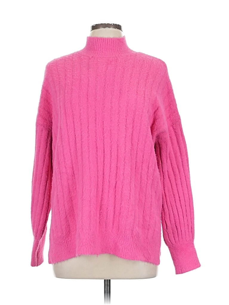 Pre-owned Jessica Simpson Turtleneck Sweater In Pink