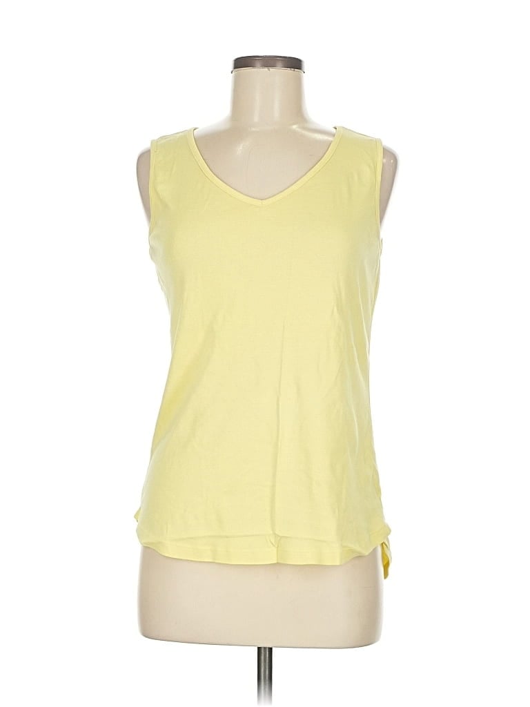 Pre-owned Talbots Sleeveless T-shirt In Yellow