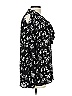 Torrid 100% Polyester Floral Black Long Sleeve Blouse Size Lg Plus (0) - photo 4