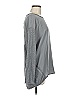 Ella Moss 100% Silk Gray Long Sleeve Top Size M - photo 4