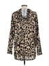 Bombom Animal Print Tan Cardigan Size L - photo 2