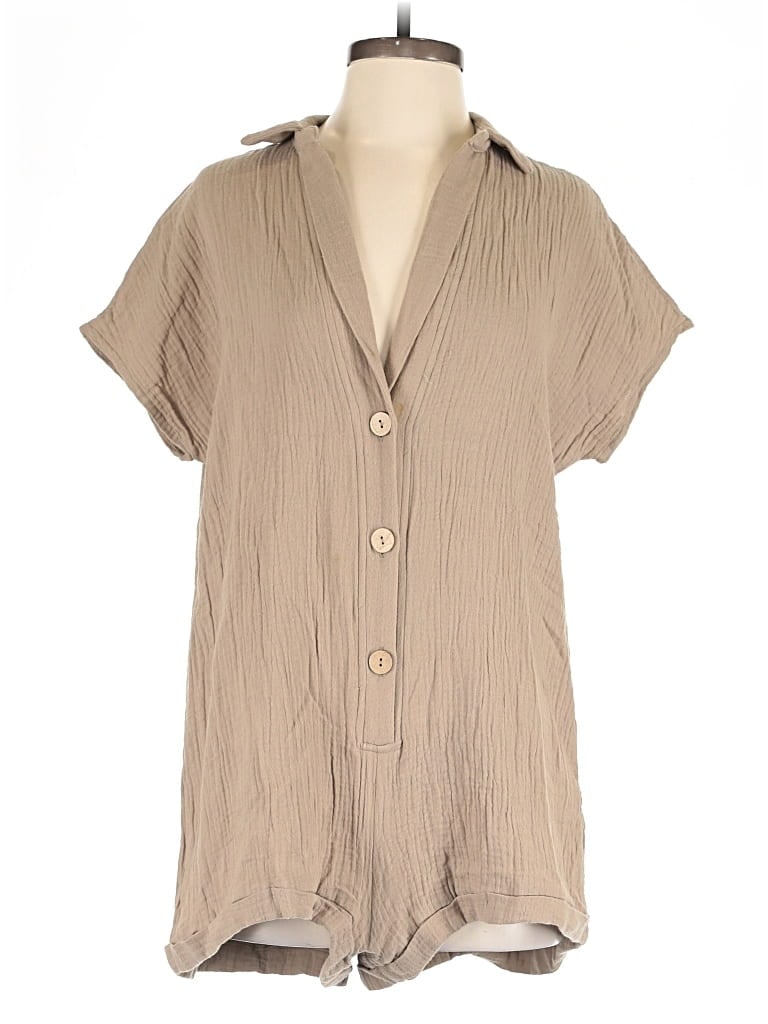 Pre-owned Princess Polly Romper In Brown