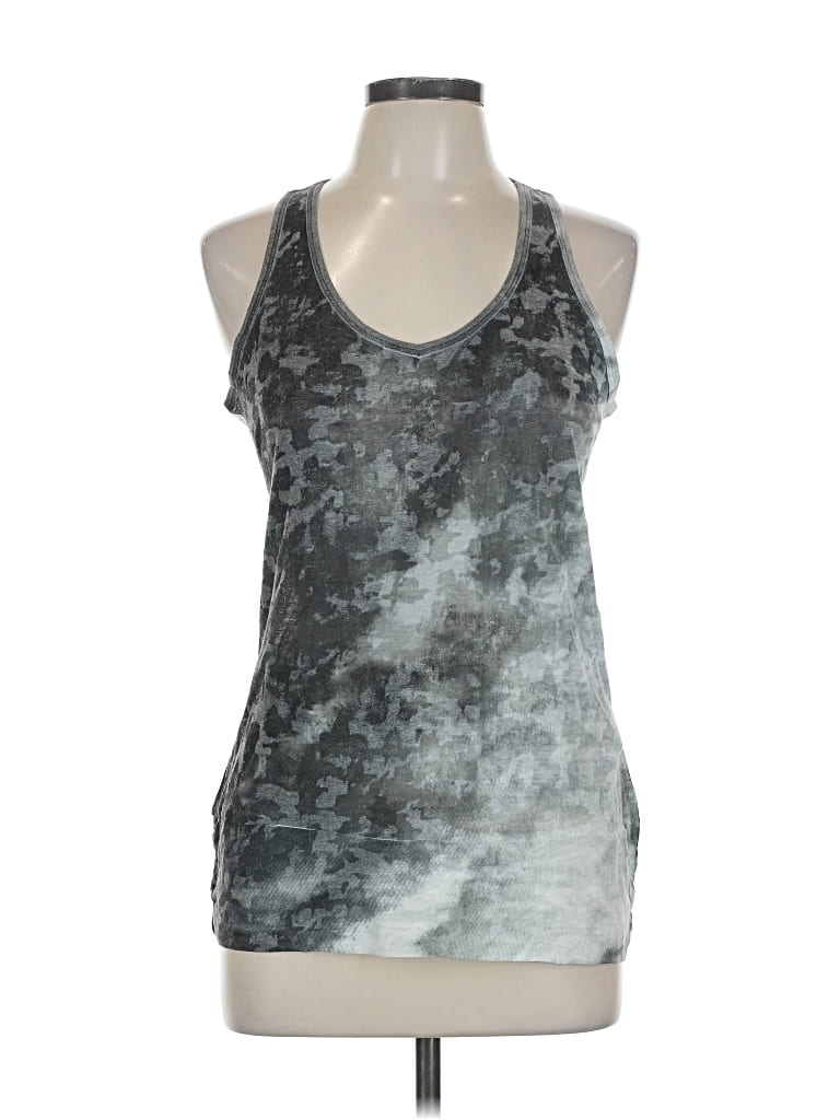 Pre-owned The North Face Tank Top Gray Halter Neckline Tops