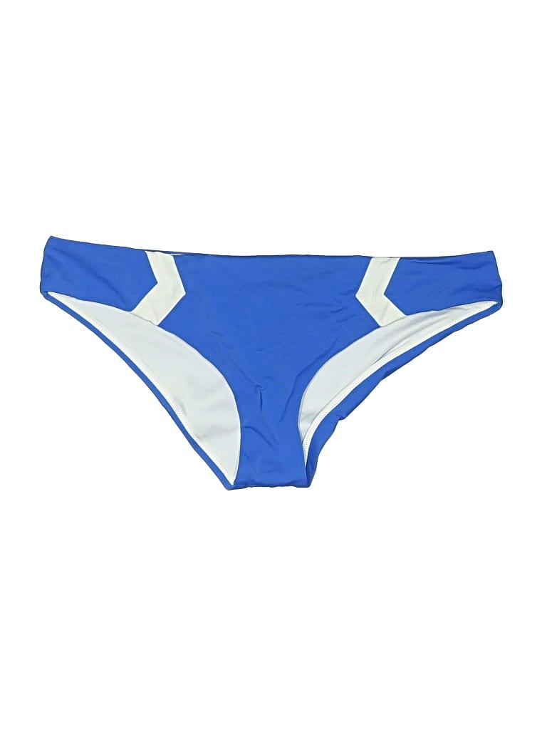 Pre-owned Victoria's Secret Pink Swimsuit Bottoms In Blue