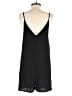 LACAUSA 100% Rayon Solid Black Romper Size S - photo 2