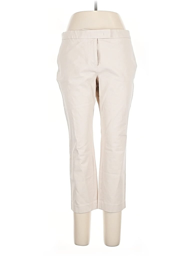 Pre-owned Ann Taylor Casual Pants In White