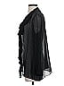 DKNY 100% Silk Black Silk Cardigan Size P (petite) - photo 5