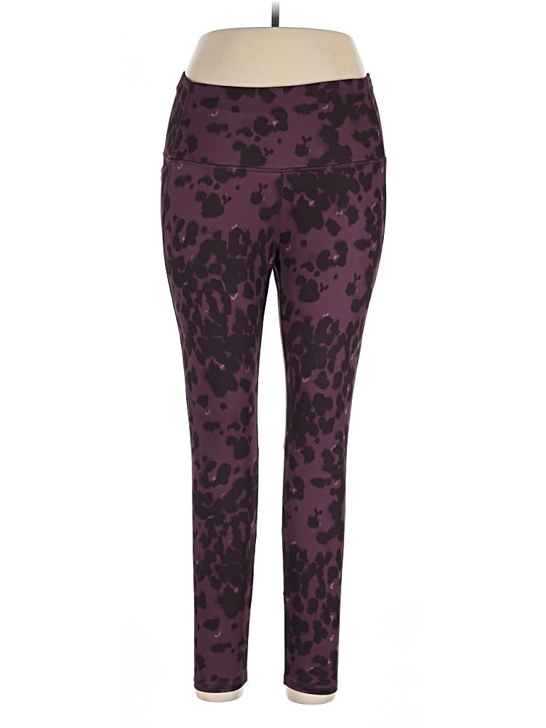 Pre-owned All In Motion Leggings In Purple