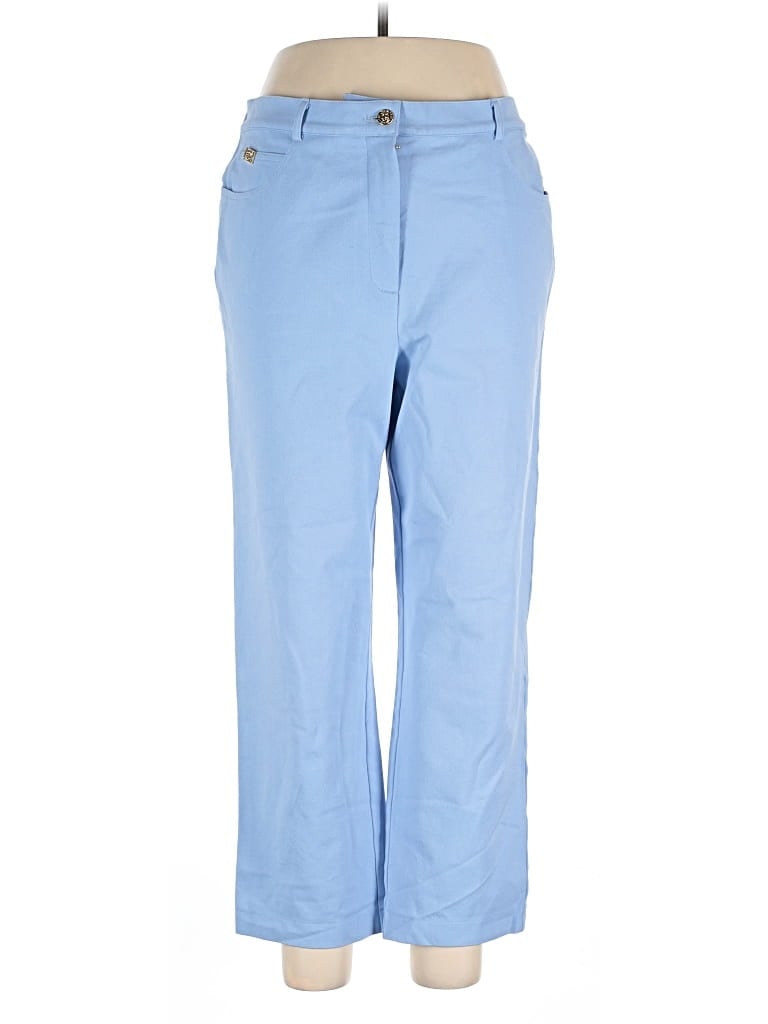 Pre-owned St. John By Marie Gray Casual Pants In Blue