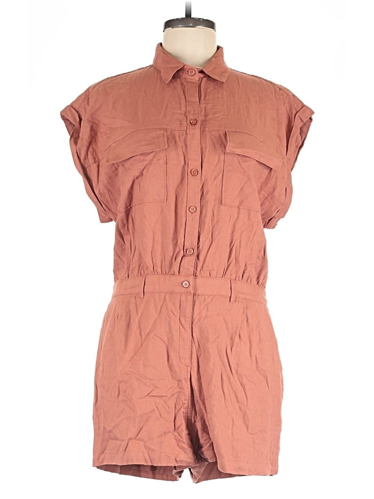 Pre-owned Abercrombie & Fitch Romper In Brown