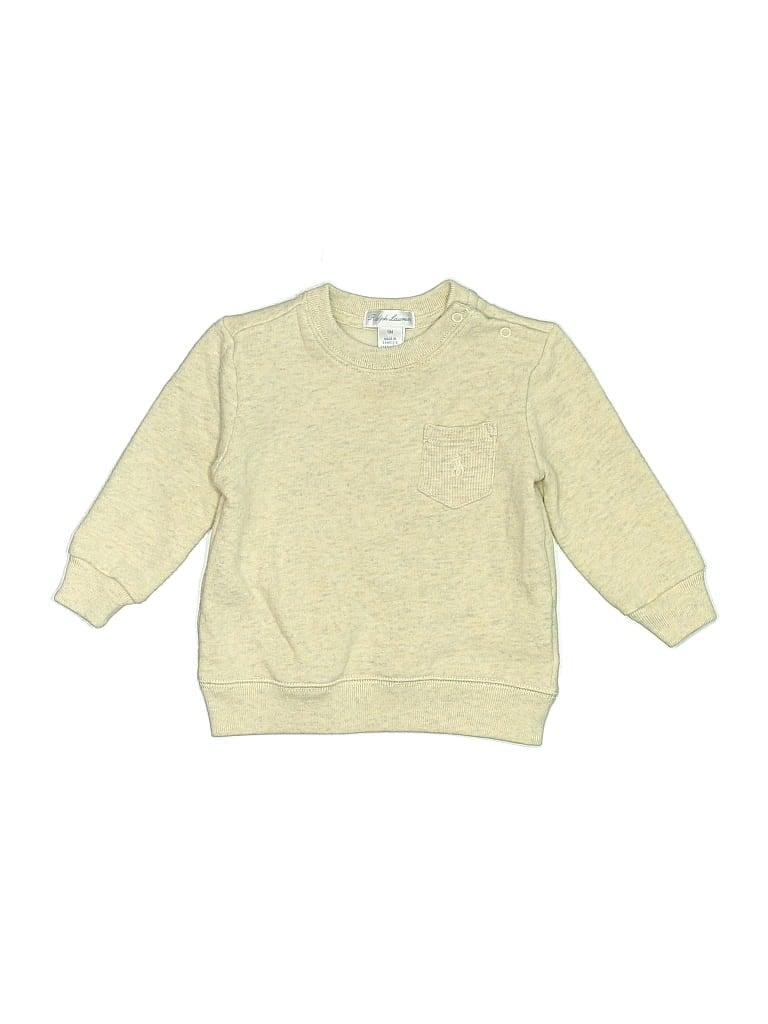 Pre-owned Ralph Lauren Babies' Pullover Sweater In Yellow
