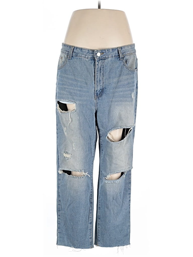 Pre-owned Nasty Gal Inc. Jeans In Blue