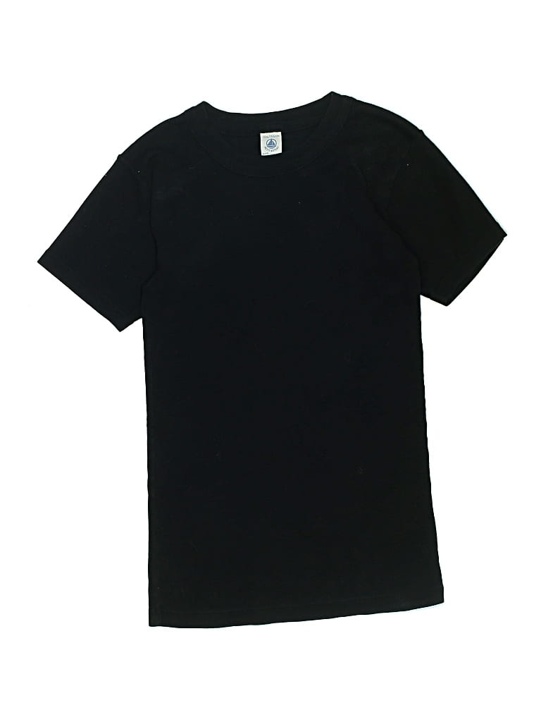 Pre-owned Petit Bateau Kids' Short Sleeve T-shirt In Black