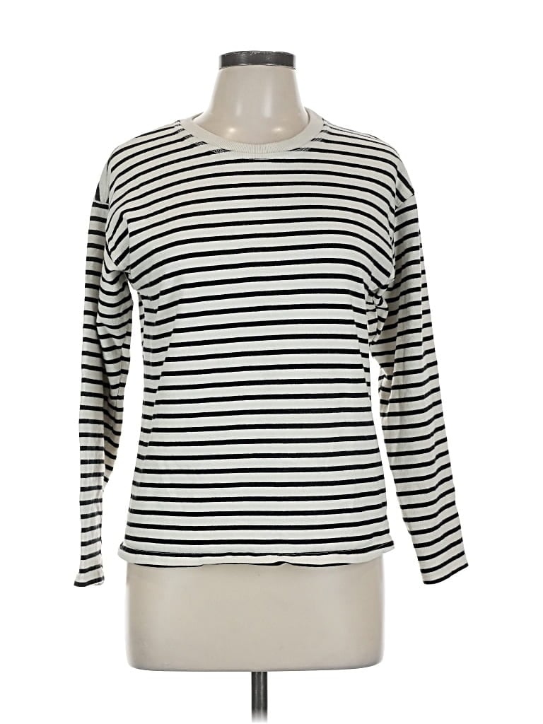 Pre-owned Zara Pullover Sweater In White