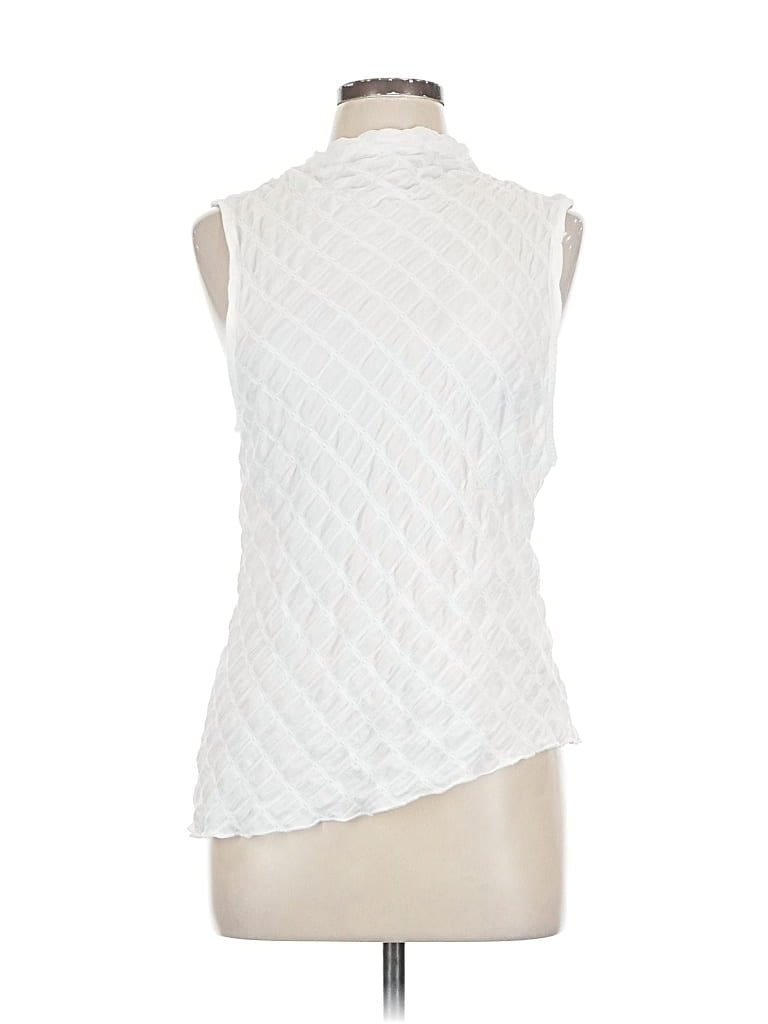 Pre-owned Maeve Sleeveless Blouse In White