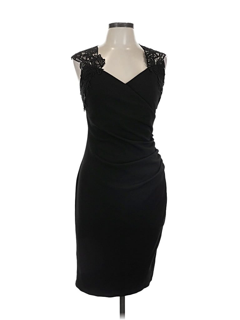 Pre-owned Bisou Bisou Cocktail Dress In Black