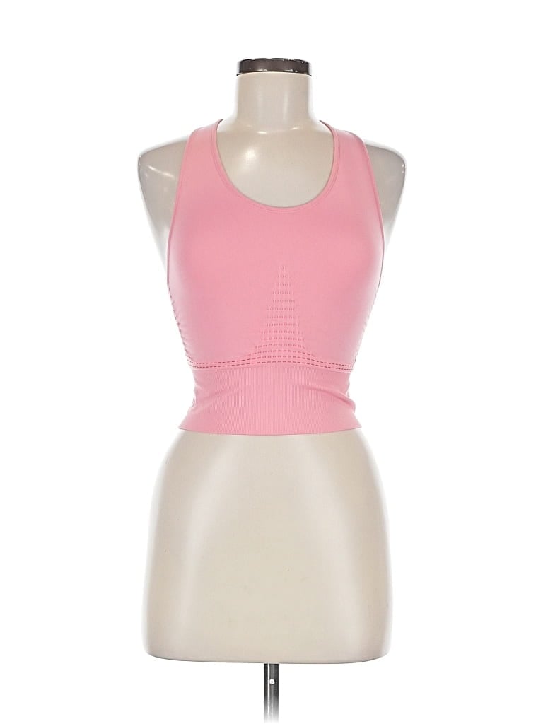 Pre-owned Sweaty Betty Tank Top Pink Halter Neckline Tops