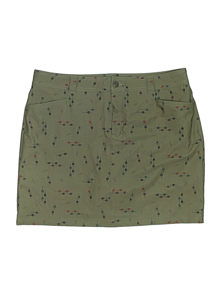 Pre-owned Eddie Bauer Casual Skirt In Green