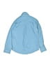 IZOD Solid Blue Long Sleeve Button-Down Shirt Size 8 - photo 2