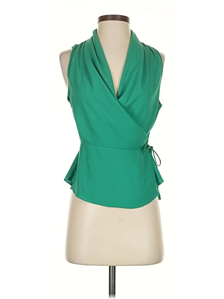 Pre-owned Wilfred Sleeveless Blouse In Green