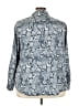 Westport 1962 100% Polyester Paisley Blue Long Sleeve Blouse Size 3X - photo 2