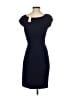 Laundry by Shelli Segal Solid Blue Cocktail Dress Size 0 - photo 2