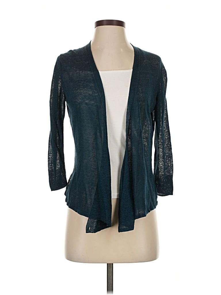 Pre-owned Nic + Zoe Cardigan Sweater In Blue