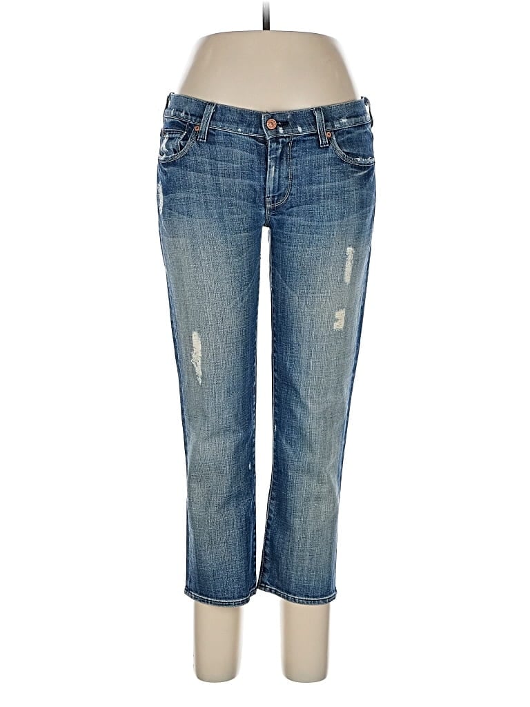 Pre-owned 7 For All Mankind Jeans In Blue