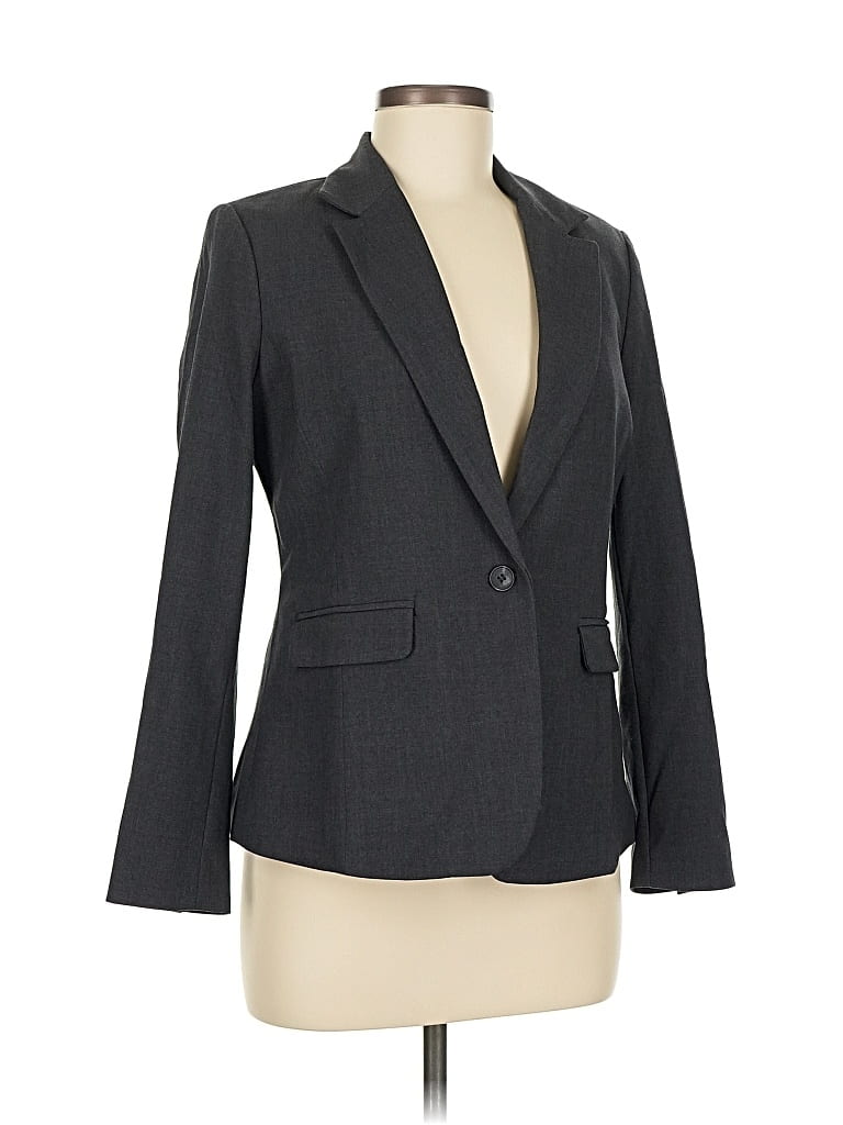 Pre-owned Liz Claiborne Blazer Jacket In Gray