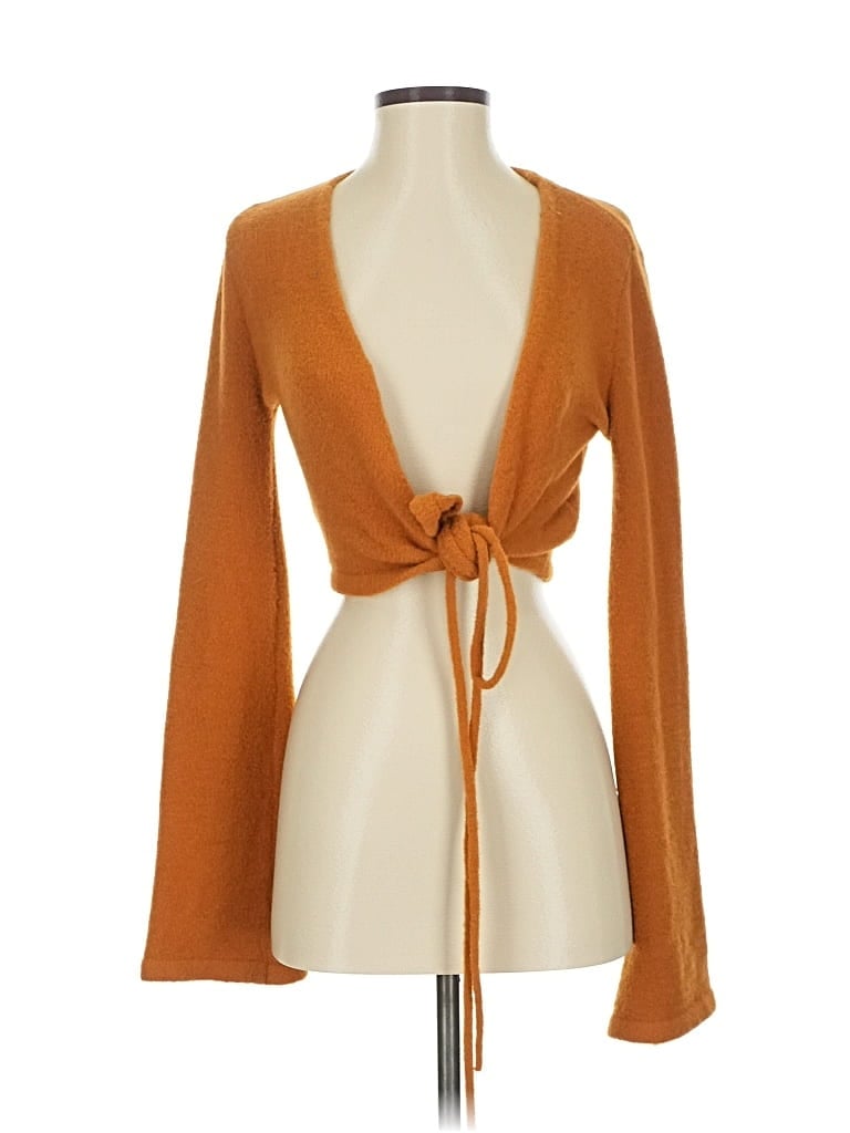 Pre-owned A Loves A Cardigan Sweater In Orange