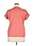 Ann Taylor LOFT Outlet Orange Pink Short Sleeve Top Size XL - photo 2