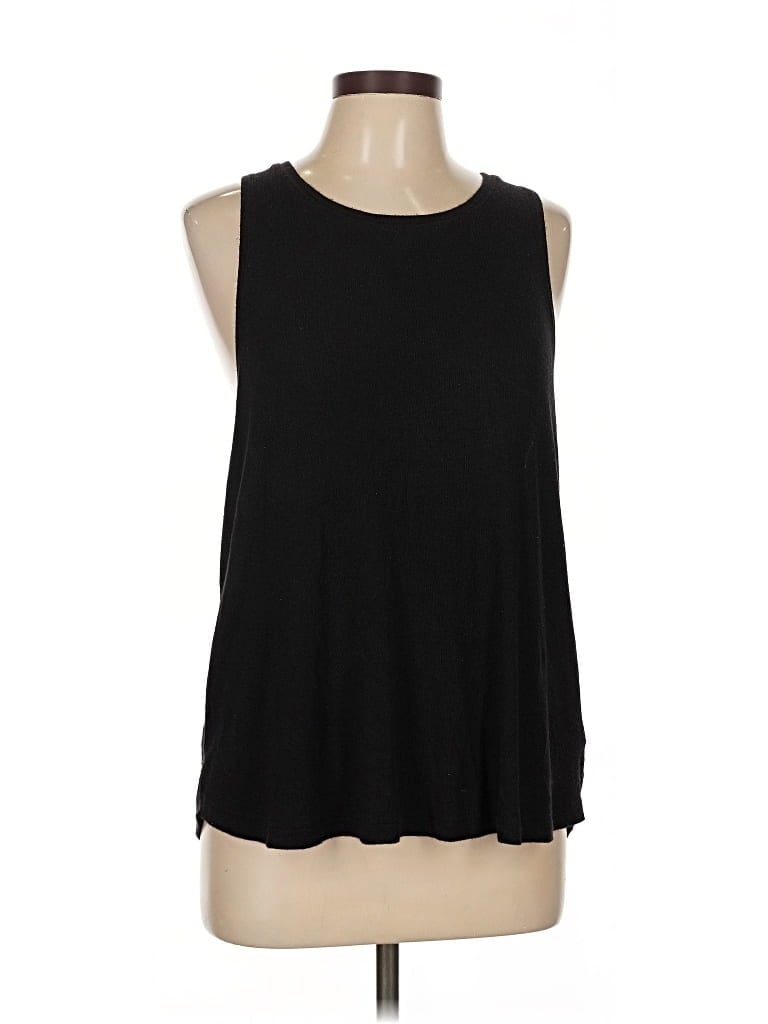 Pre-owned Athleta Sleeveless T-shirt In Black