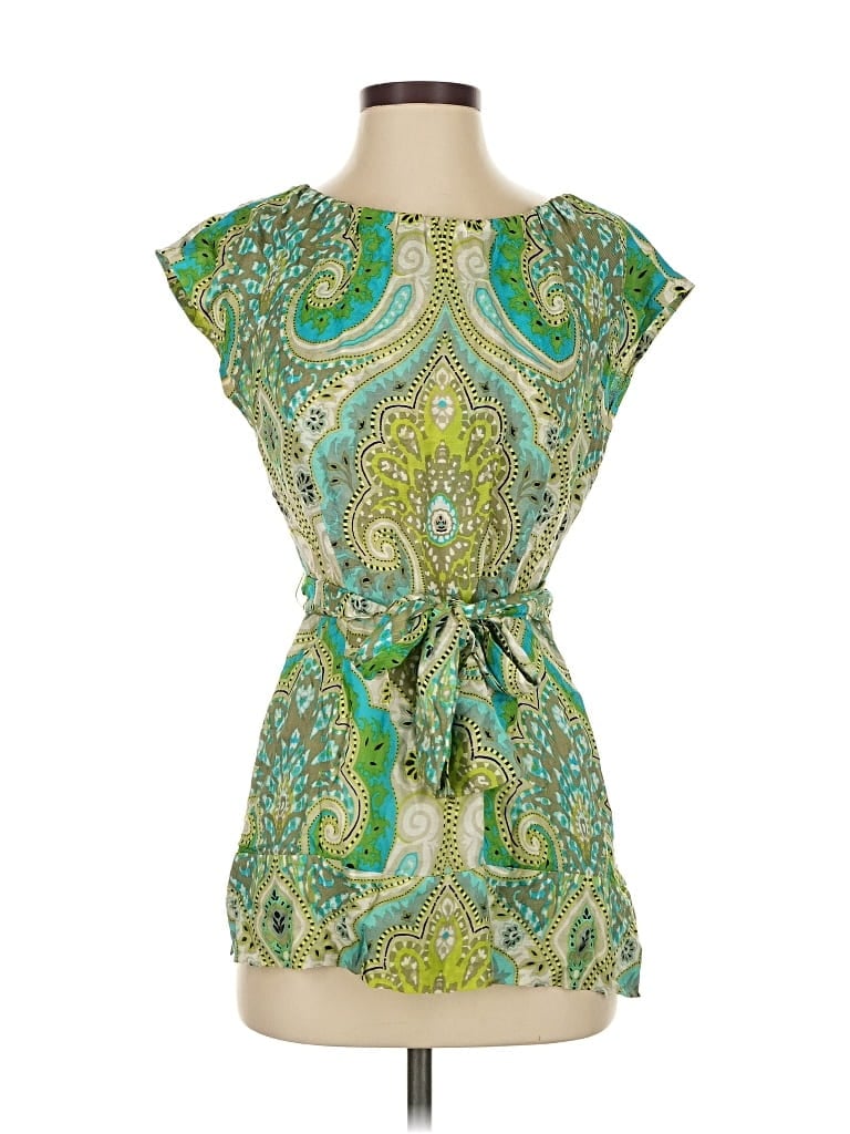 Pre-owned Etcetera Sleeveless Blouse In Green
