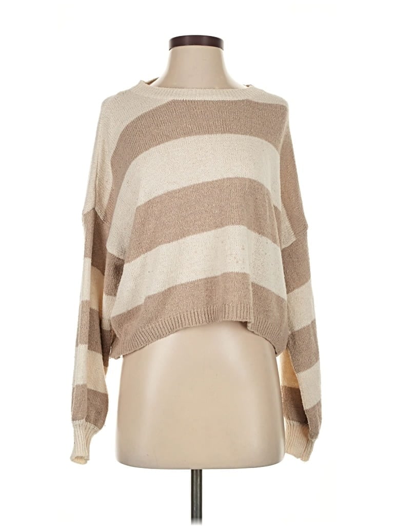 Pre-owned Lulus Pullover Sweater In Brown
