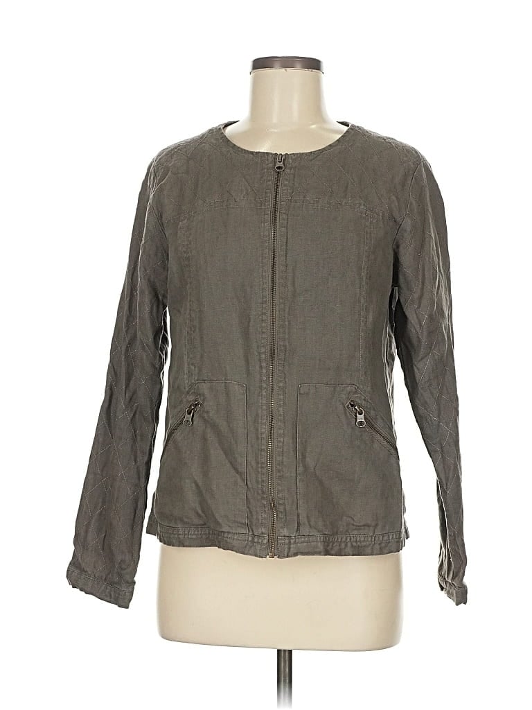 Pre-owned Garnet Hill Jacket In Gray