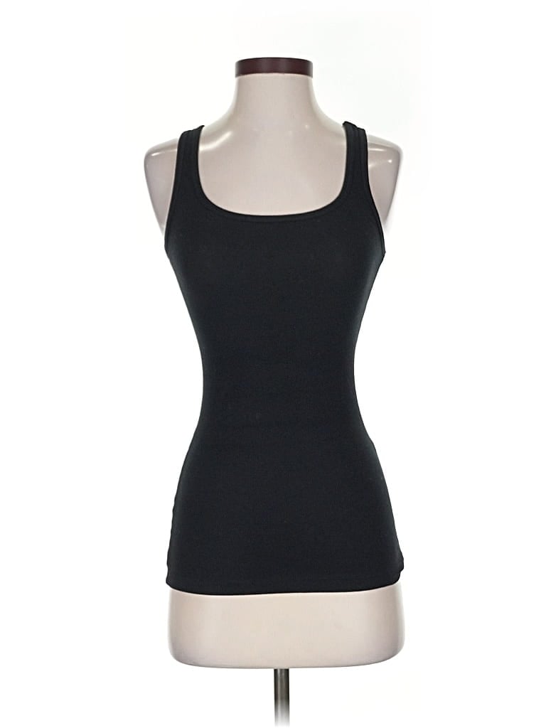 Pre-owned Old Navy Tank Top Black Square Neckline Tops
