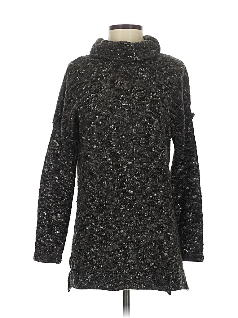 Pre-owned Sanctuary Turtleneck Sweater In Black