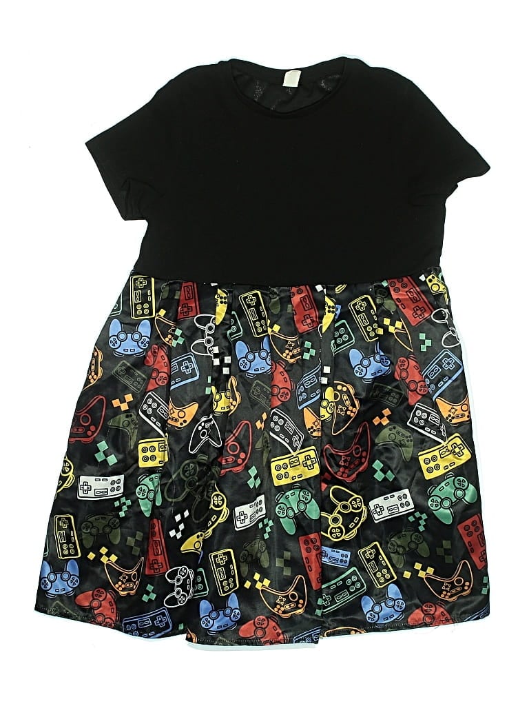 Pre-owned Shein Kids' Dress In Black