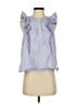 J.Crew 100% Cotton Blue Sleeveless Blouse Size 4 - photo 1